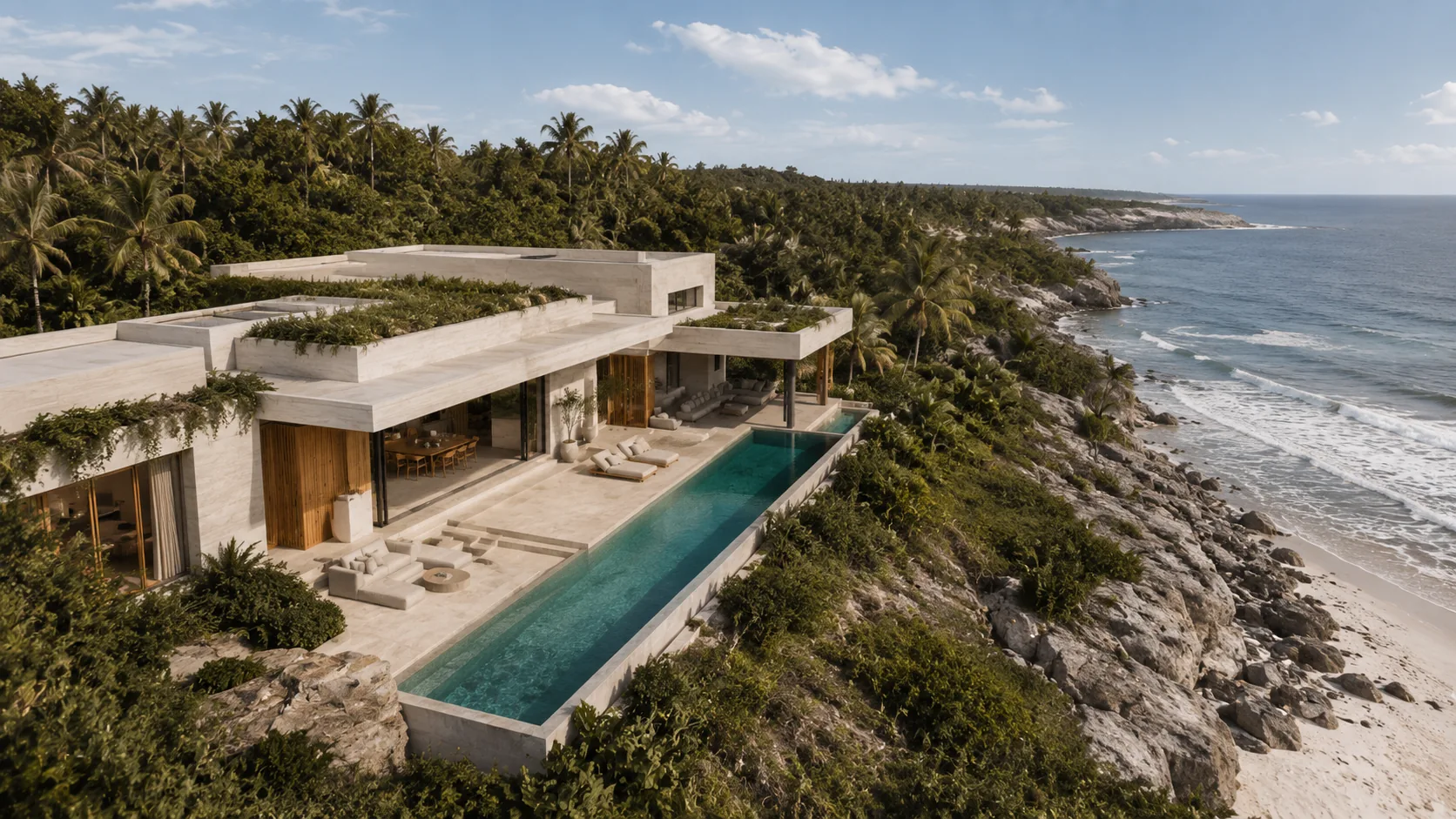 Riviera Maya luxury property map atmosphere